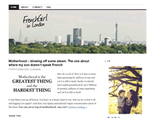 Tablet Screenshot of frenchgirlinlondon.com